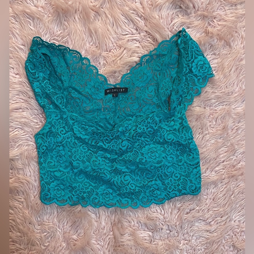 Embellished Lace Bustier